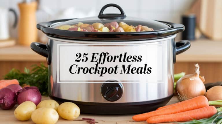 25 Effortless Crockpot Meals - In today’s fast-paced world, finding time to cook a nutritious and tasty meal can seem like a daunting task. But what if you could come home to a perfectly cooked meal, warm and ready to be served? This is the magic of the crockpot, a versatile kitchen tool that transforms cooking from a hectic, time-consuming chore into a simple, hands-off process.