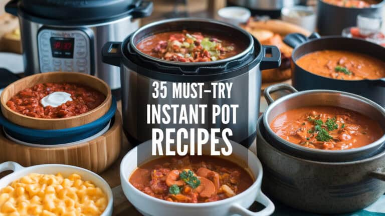 35 Must Try Instant Pot Recipes - Welcome to the world of Instant Pot cooking, where convenience meets flavor in the bustling kitchens of today’s busiest households. In this feature, we delve into the transformative power of the Instant Pot, a versatile kitchen appliance that has revolutionized home cooking by making it quicker, easier, and more efficient. Whether you’re a seasoned chef or a novice in the kitchen, the Instant Pot promises to elevate your culinary game.