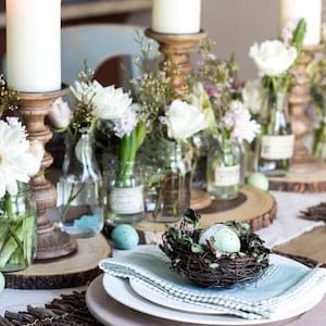 Easter Brunch Table 11 of 27 1 - Embrace the allure of DIY dollar tree farmhouse Easter decoration concepts! Uncover rustic Easter table arrangements and homemade farmhouse Easter entrance adornments to establish a cozy, inviting ambiance.