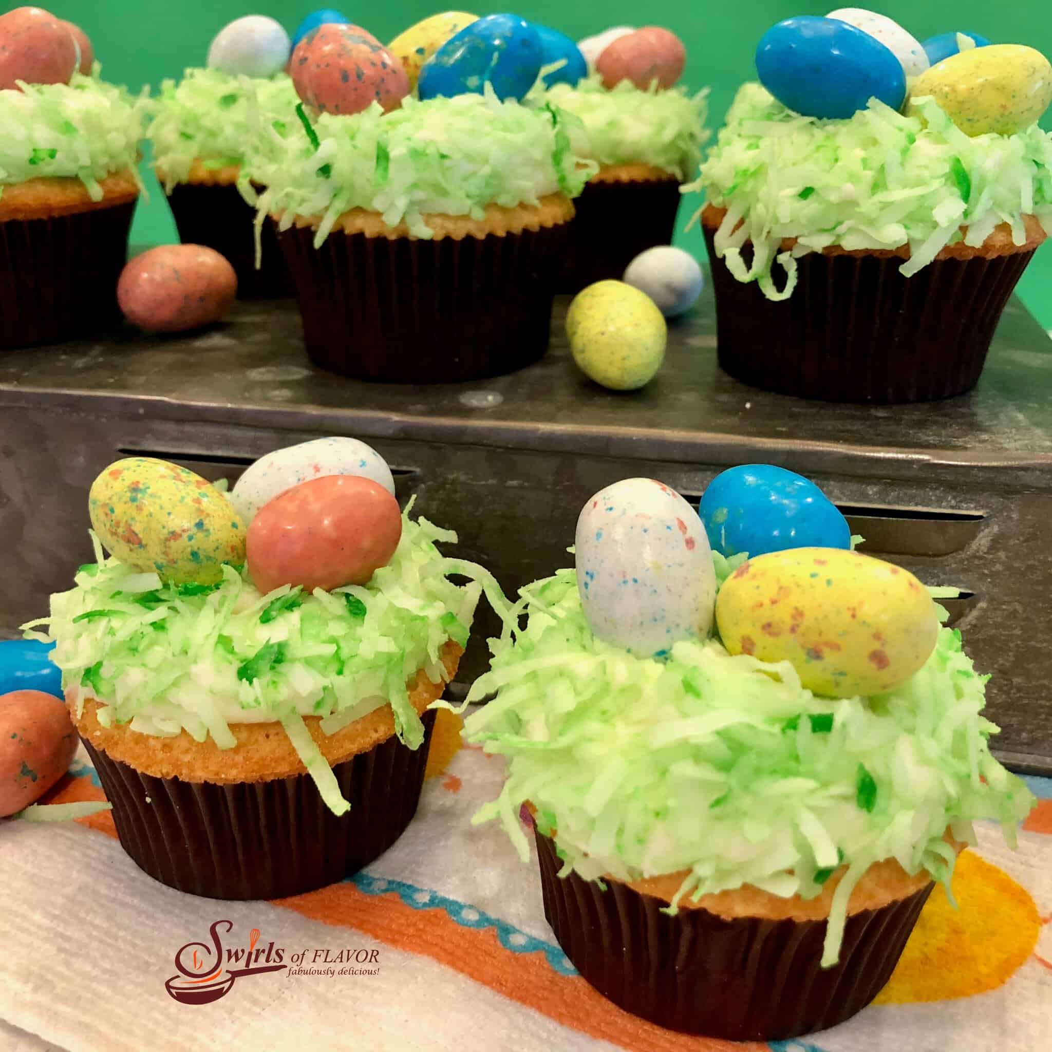 Easter Egg Coconut Cupcakes traysqW - Explore the Easter spirit with our delightful Easter cupcakes! Including charming Easter bunny cupcakes and Easter egg cupcakes, our selection of easy Easter desserts is sure to please. Uncover DIY Easter cupcake toppers and vibrant spring cupcake decorations to elevate your treats.