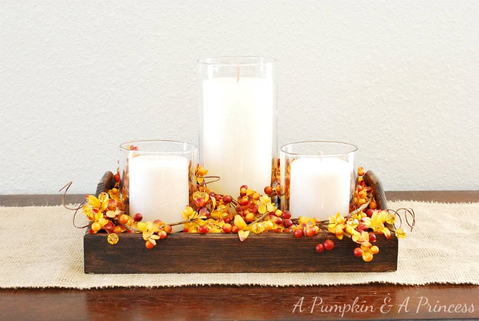 Fall Candle Centerpiece - Explore fall centerpieces for tables that add warmth and beauty to your home. Uncover inventive autumn decor ideas for your table decorations. Ideal for intimate gatherings and special celebrations during the fall season.
