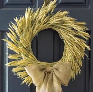 Fall Wheat Wreath