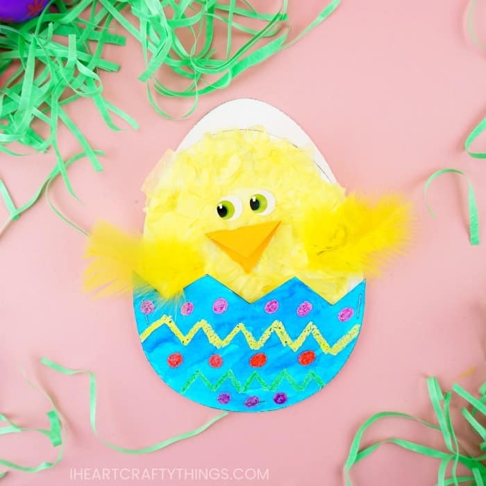 hatching chick craft 2 - Dive right into spring with these simple homemade Easter craft projects for both children and adults! From cute Easter bunny crafts to stunning DIY Easter decorations, we offer a wide range of Easter craft ideas suitable for all ages. Explore effortless Easter craft activities, such as decorating eggs and printable Easter crafts, to keep the little ones engaged.