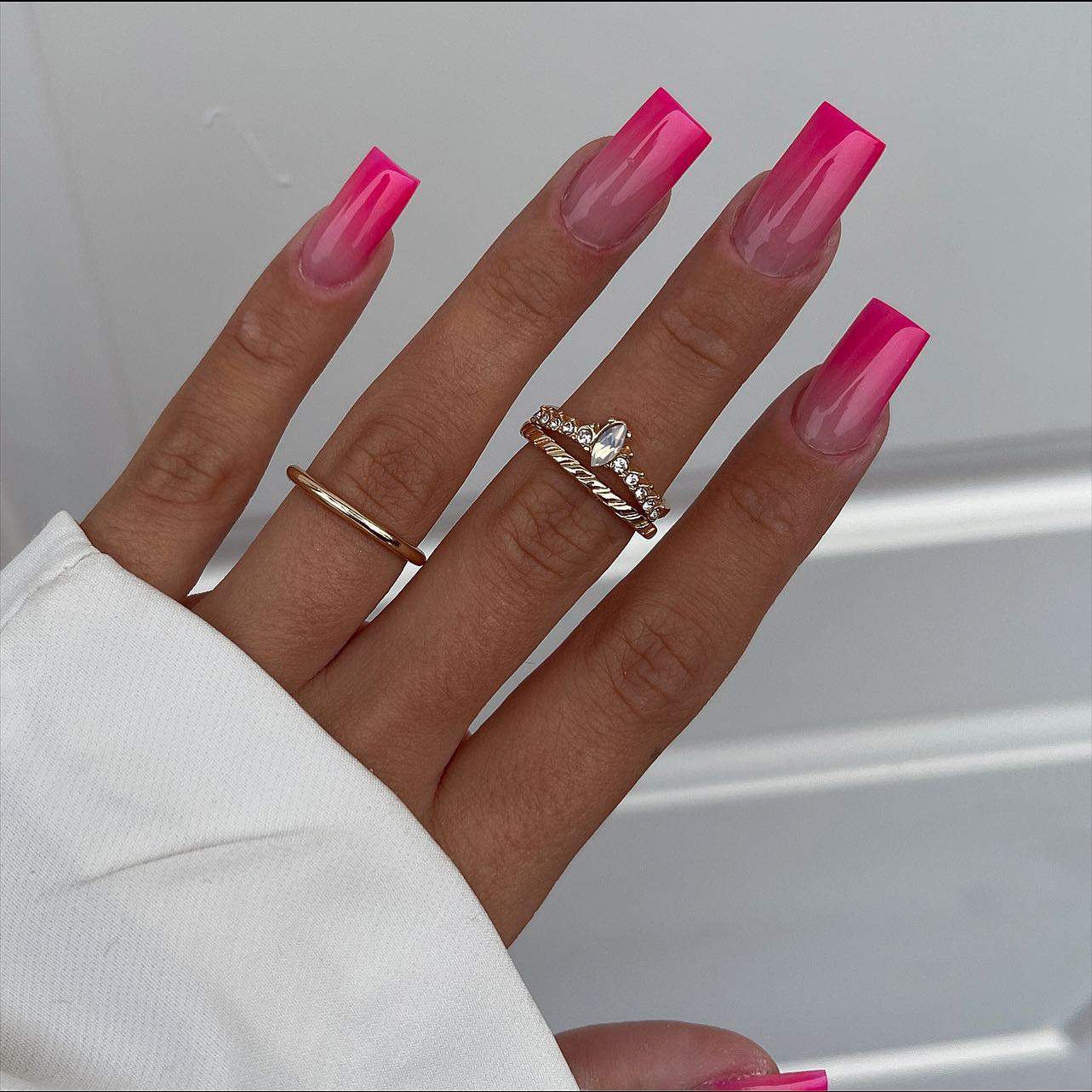 pink 1 1 - Pink glitter nails aren't just about fashion; they're a vibrant showcase of individuality and panache. Whether it's the delicate allure of soft pink glitter or the striking magnetism of neon pink, these nails exude versatility for every event.