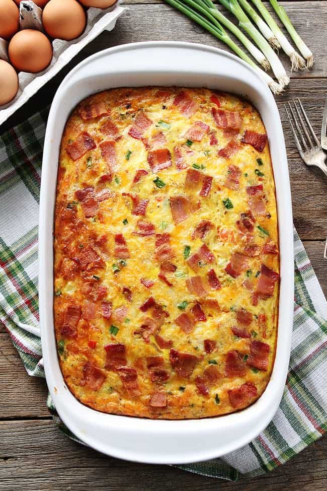 Bacon Potato and Egg Casserole 1