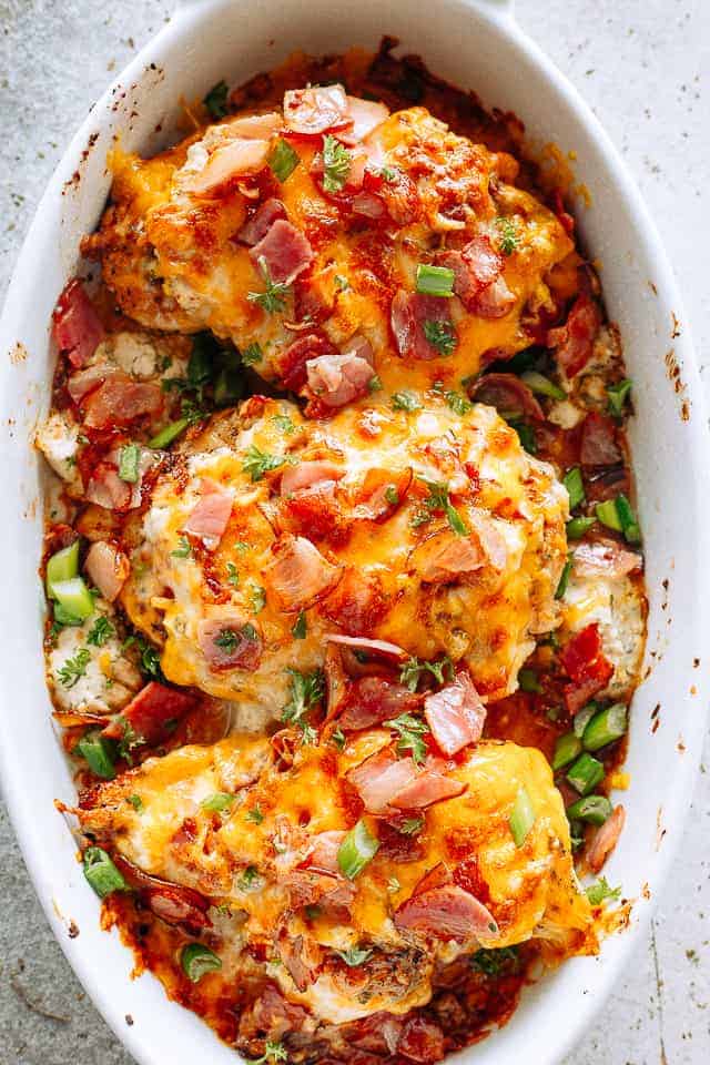31 Easy Oven Baked Chicken Recipes 31 Baked Crack Chicken 4