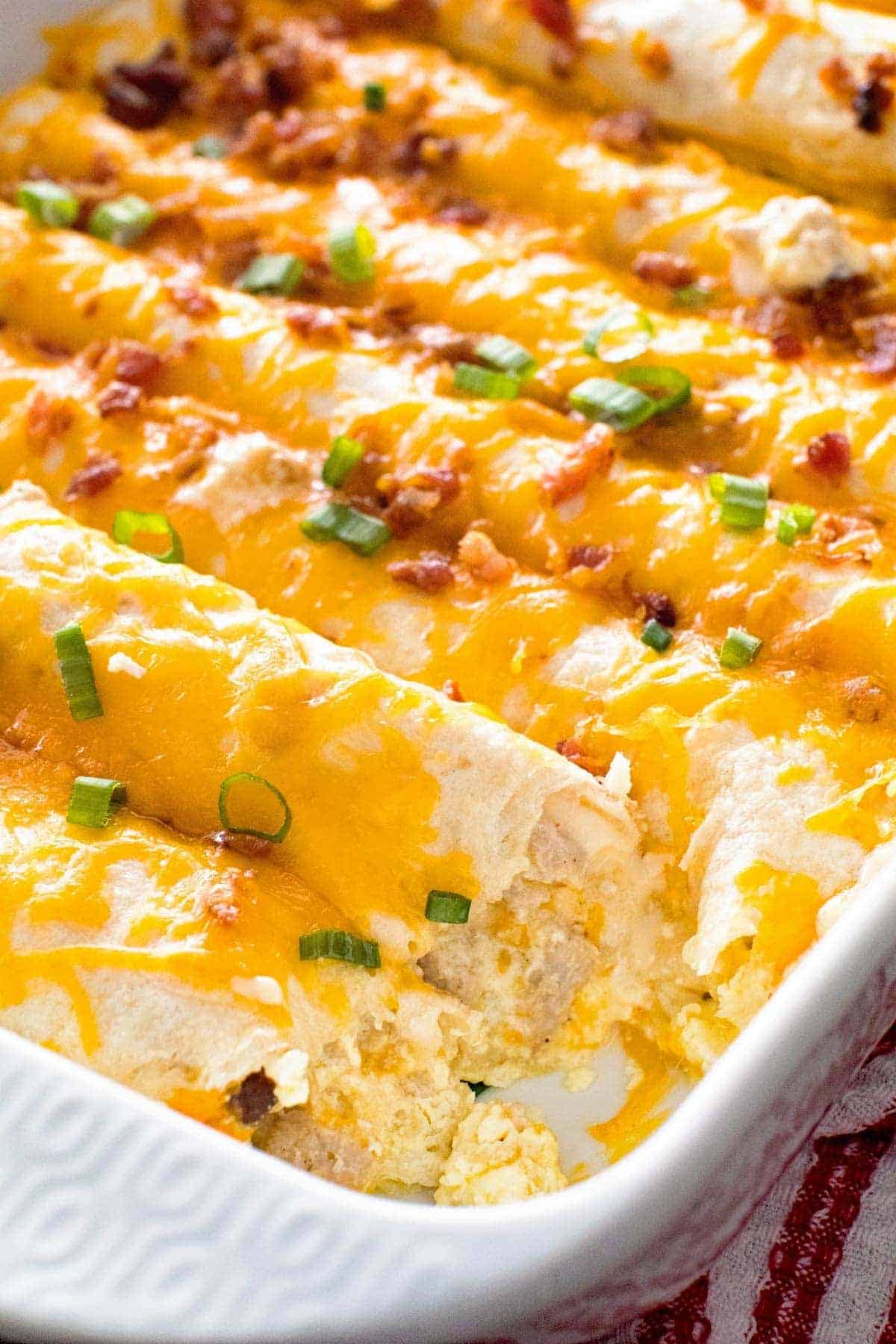 Easy Breakfast Enchiladas