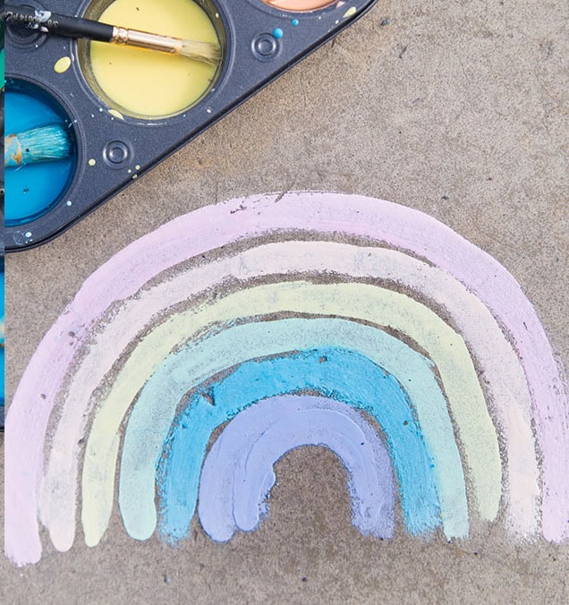 How to Make Sidewalk Chalk Paint