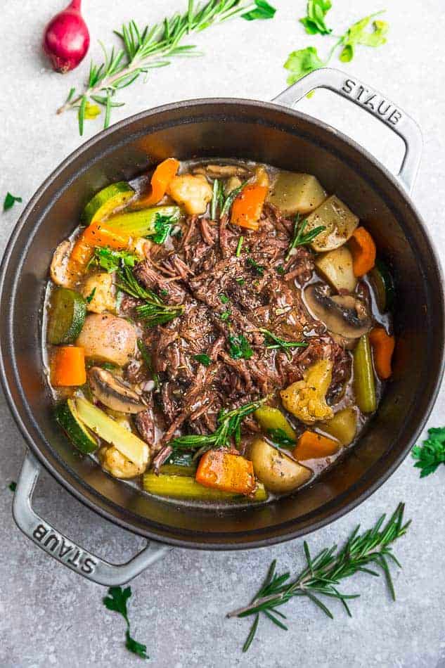 Keto Instant Pot Pot Roast Recipe Picture Photo Low Carb Paleo Whole30