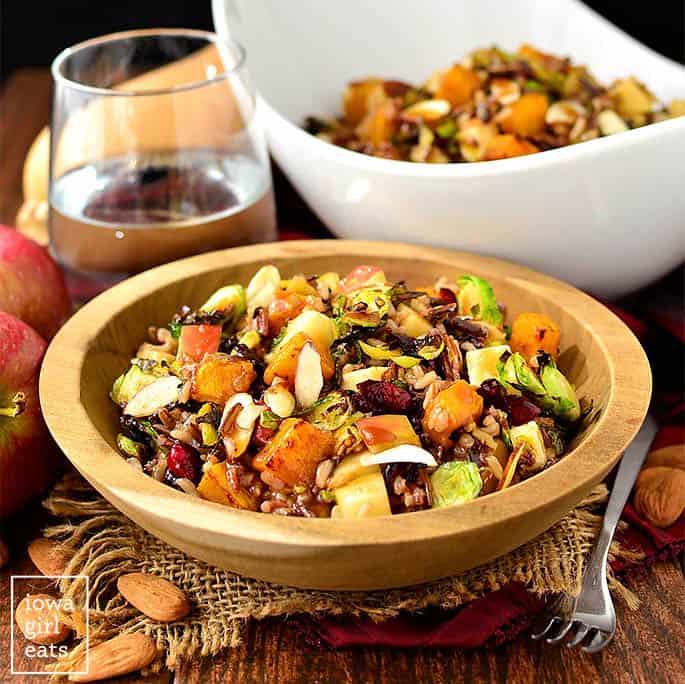 Wild Rice Harvest Bowls with Fig Balsamic Vinaigrette iowagirleats 13 srgb