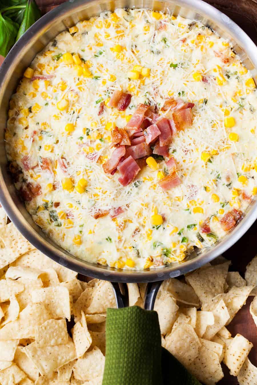 31 Best Super Bowl Party Food 32 bacon cheese jalapeno corn dip 1a