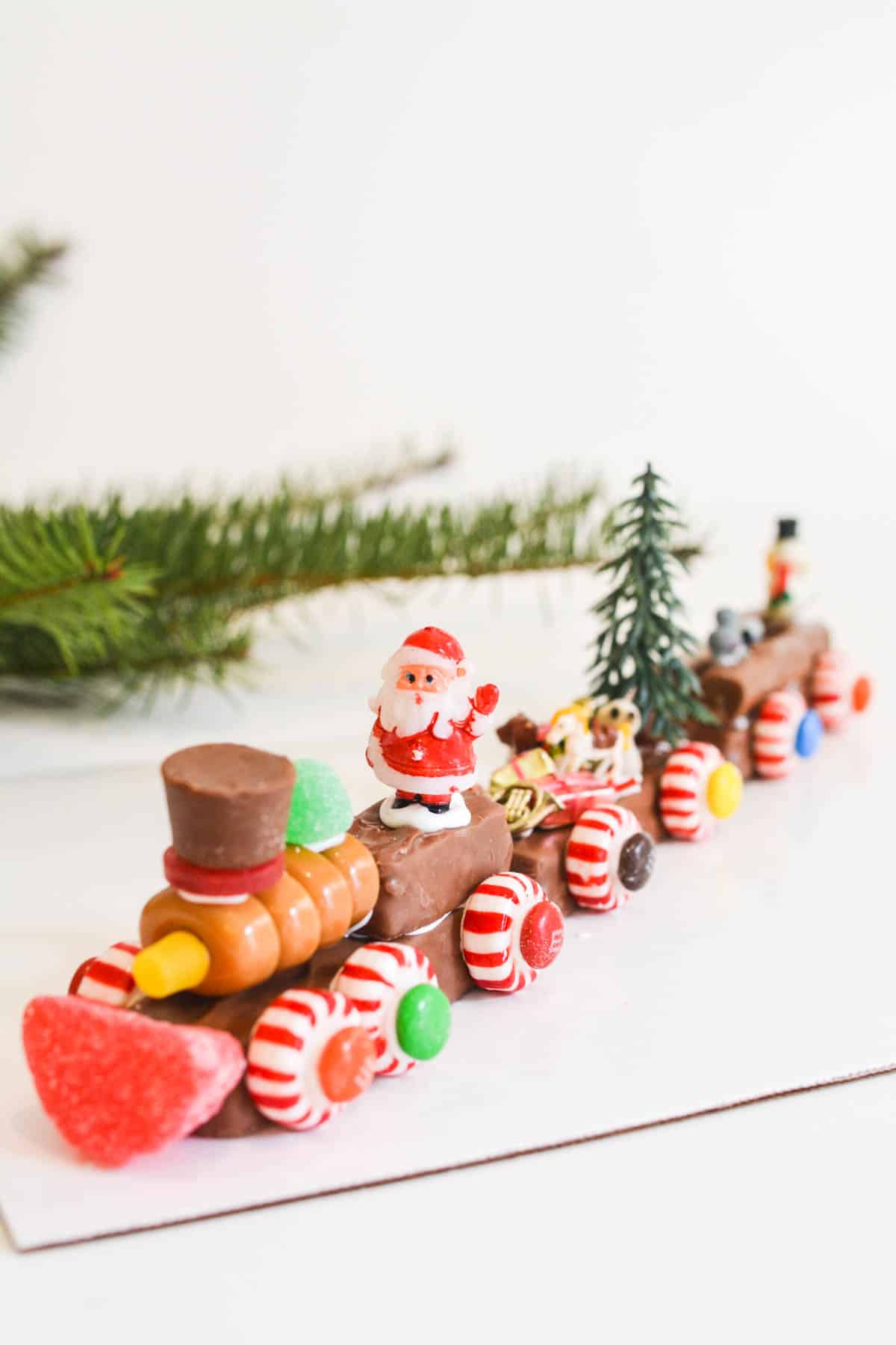 candy trains for christmas with miniatures