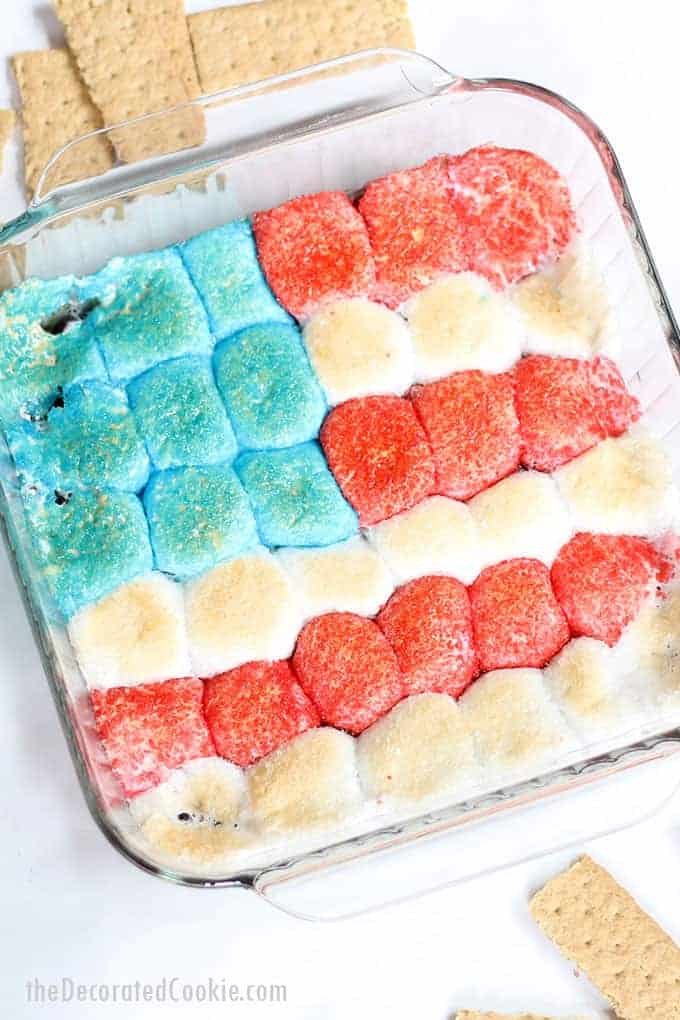 flag smores dip NEW image