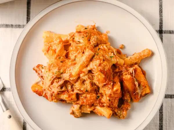 image 10972 - If real Italian, real fast is the theme you have been searching for, well, search no more! Italian Sausage Baked Ziti is a wonderful way to serve a large, hungry group, or just a small group and then have leftovers. Oodles of ziti noodles, spicy Italian sausage, tomato pasta sauce, and loads of melted mozzarella cheese is the theme you will love to smell, taste, and hear about. So, if real and fast is on the menu, Italian Sausage Baked Ziti will fit the bill. Once you try it, you will want it again and again. Mmmm, così buono (so good)!