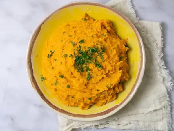 image 13749 - It only takes 30 minutes to make a side dish so scrumptious, you'll be stunned that you made it yourself! Yes, Ultimate Whipped Sweet Potatoes taste like they came out of the highest-class kitchen, but they couldn't be simpler! Just whip the caramel-sweet potatoes with cream, butter, and warm spices for a smooth, creamy, rich, and delightfully flavorful dish that makes the most of the holiday season, or really any occasion! Ultimate Whipped Sweet Potatoes are just a joy to make, and even more of a joy to eat!