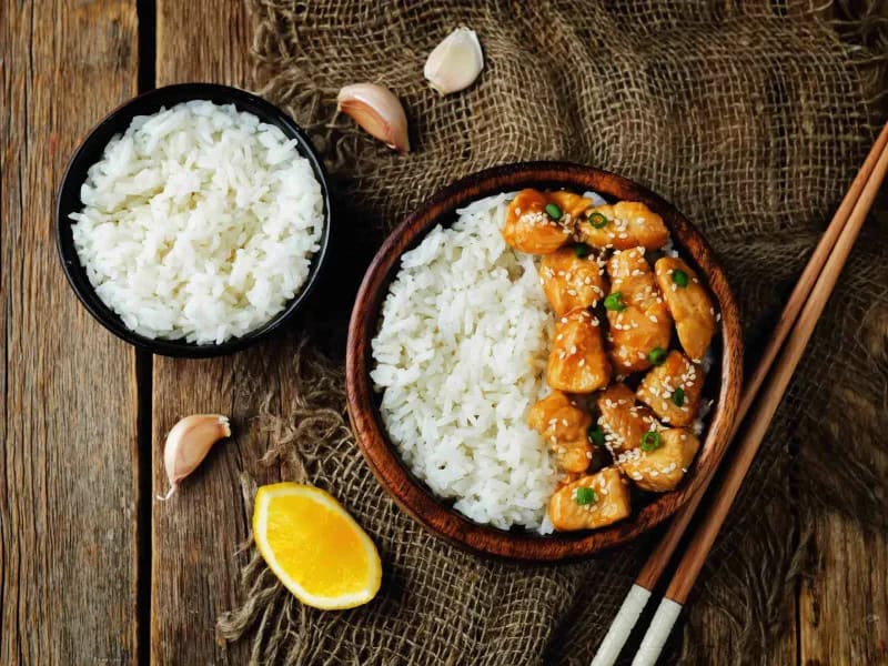 image 14521 - A delicious spin on a classic dish! This Orange Ginger Chicken has the same great tastes as a traditional orange chicken with a delightful kick of ginger. This chicken is crispy, flavorful, and oh so satisfying. Pair Orange Ginger Chicken with fluffy jasmine rice for a scrumptious, hearty meal!