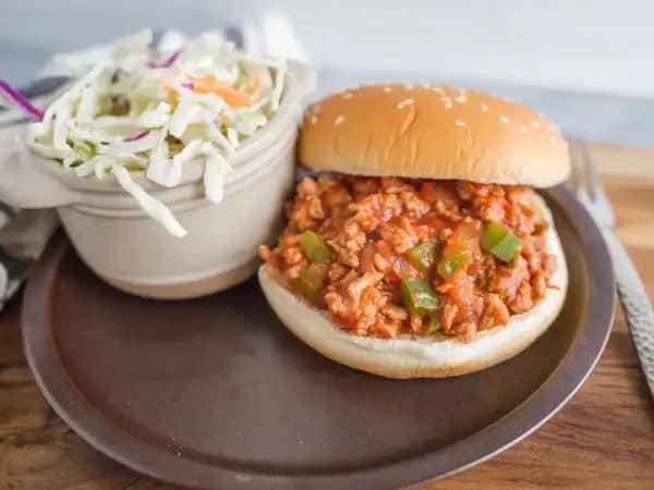 image 5743 - Turkey Sloppy Joes really only makes the one substitution to the classic lunchtime sandwich; otherwise, it has the same rich, sweet, smoky, and tangy sauce and the tender meat all piled on top of fluffy buns! The turkey is still meaty and savory, just a little leaner so you can enjoy the scrumptious, saucy, messy meal without too much guilt! Turkey Sloppy Joes are a speedy and sensational way to make lunch!