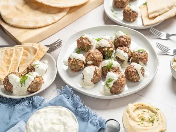 image 6581 - Looking for something crazy good to add a little excitement to your dinnertime? Well, these Crazy-Good Meatballs are the Mediterranean miracle for your once flavorless main course! Once you pierce your fork into these little spheres of savory, zesty beef, bland and boring will never appear at your table again. Serve 'em with a drizzle of rich tzatziki sauce and a warm, fluffy piece of pita, and you've got yourself a crazy good feast. The search is over! Crazy-Good Meatballs are here for the long haul!