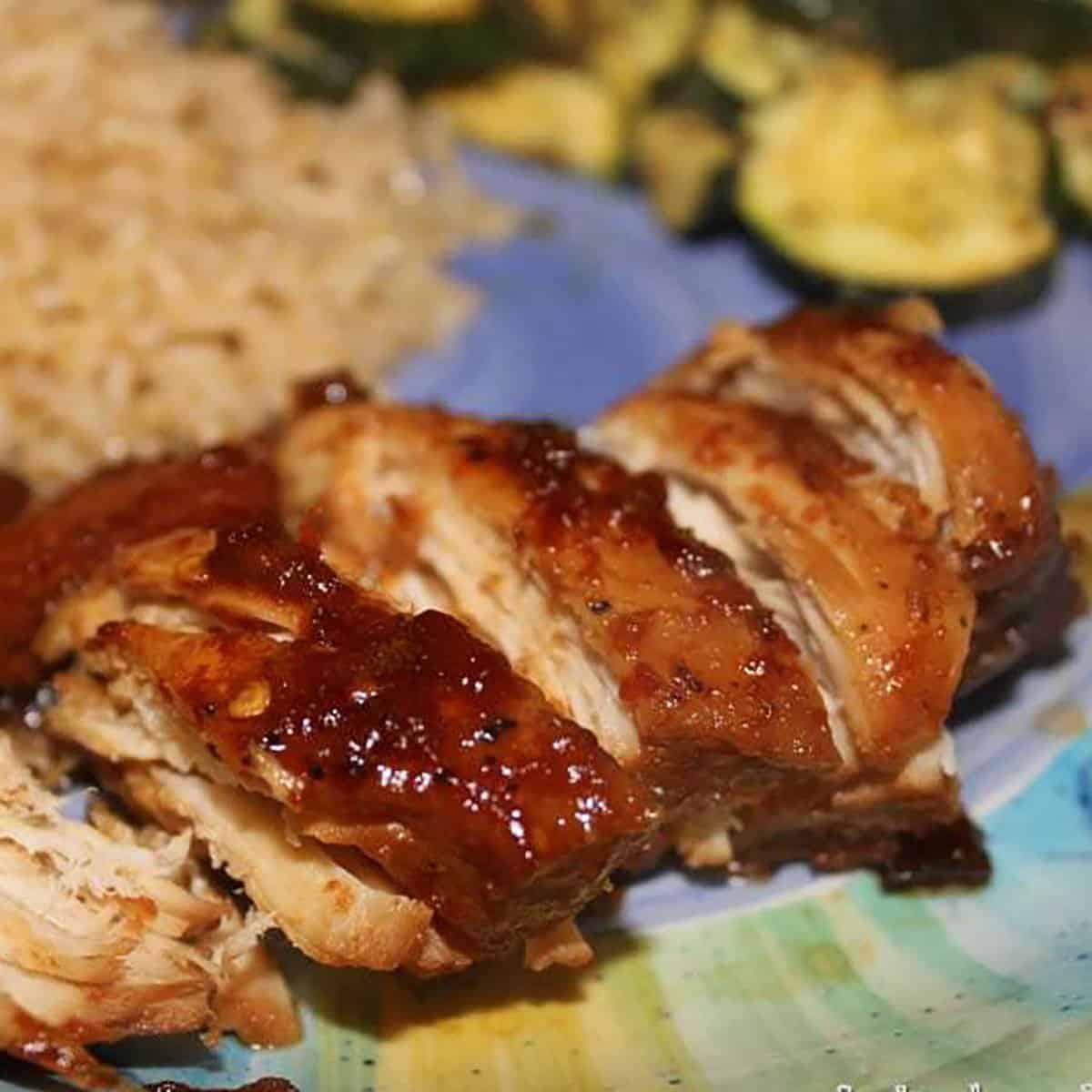 slow cooker bourbon chicken SQUARE