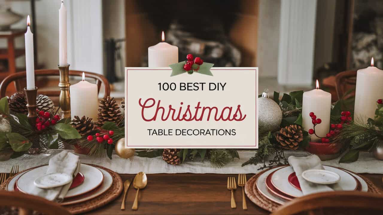 100 Best DIY Christmas Table Decorations