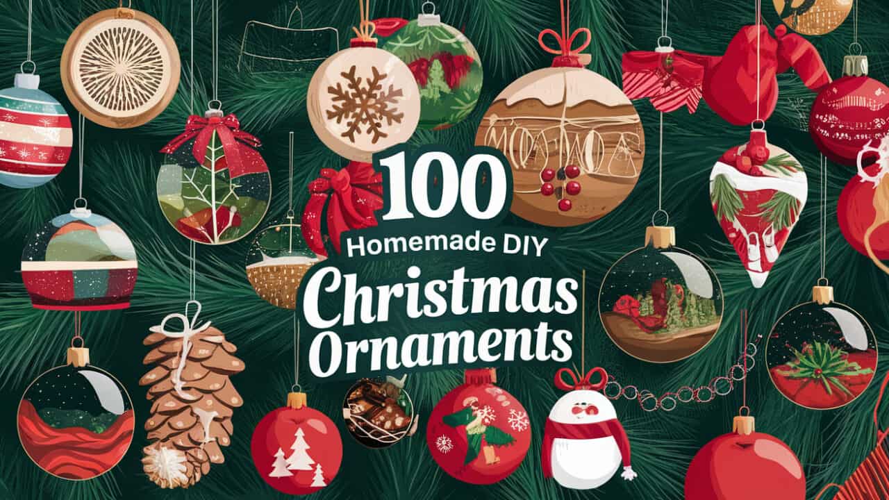 100 Homemade DIY Christmas Ornaments