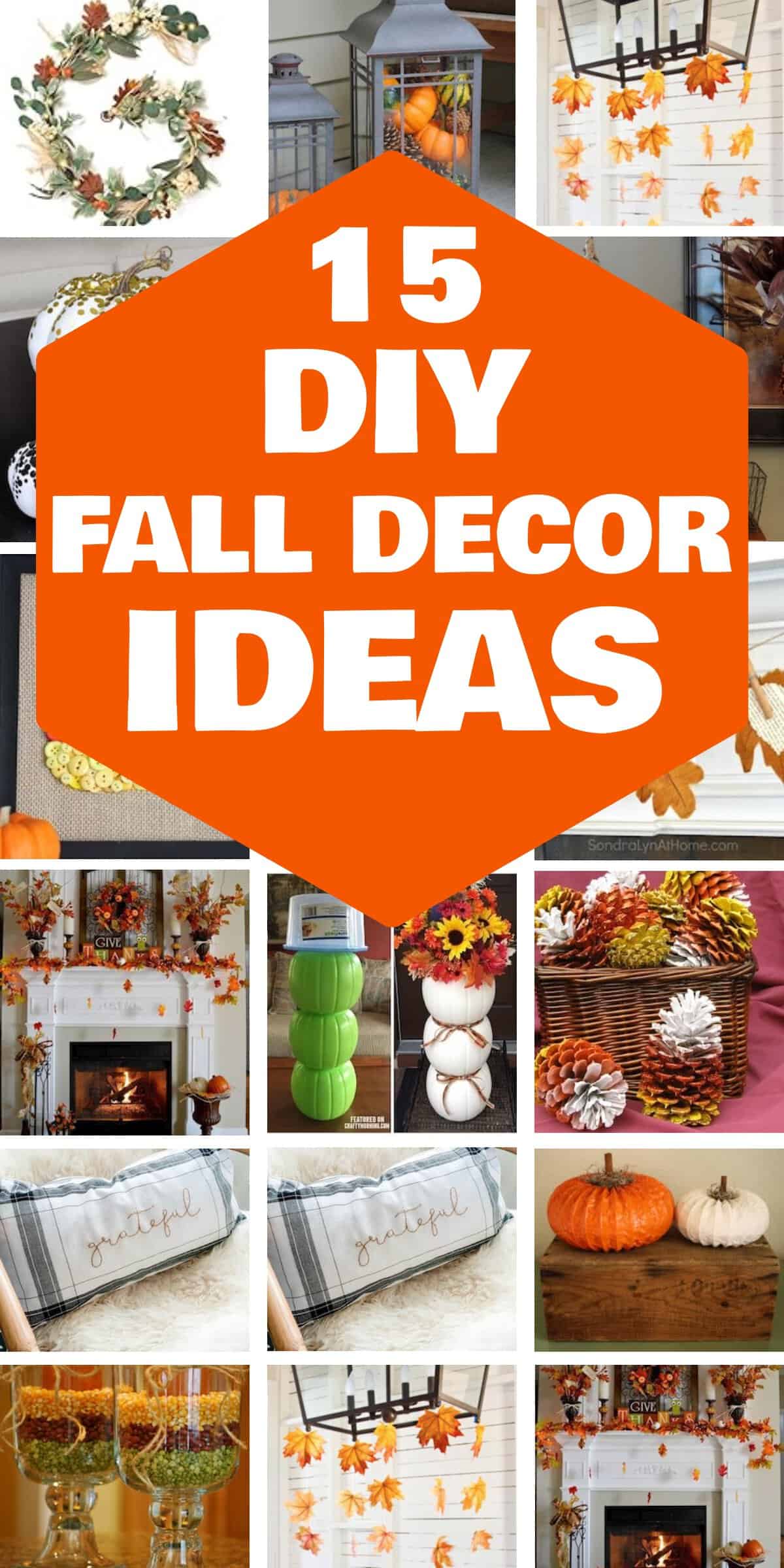 15 DIY Fall Decor Ideas - As the leaves begin their vibrant transformation and the air turns crisp, there's no better time to infuse your living spaces with the warmth and comfort of fall decor. This season offers a rich palette of burnt oranges, deep reds, and golden yellows, all of which can be seamlessly incorporated into home interiors for a cozy, inviting atmosphere.