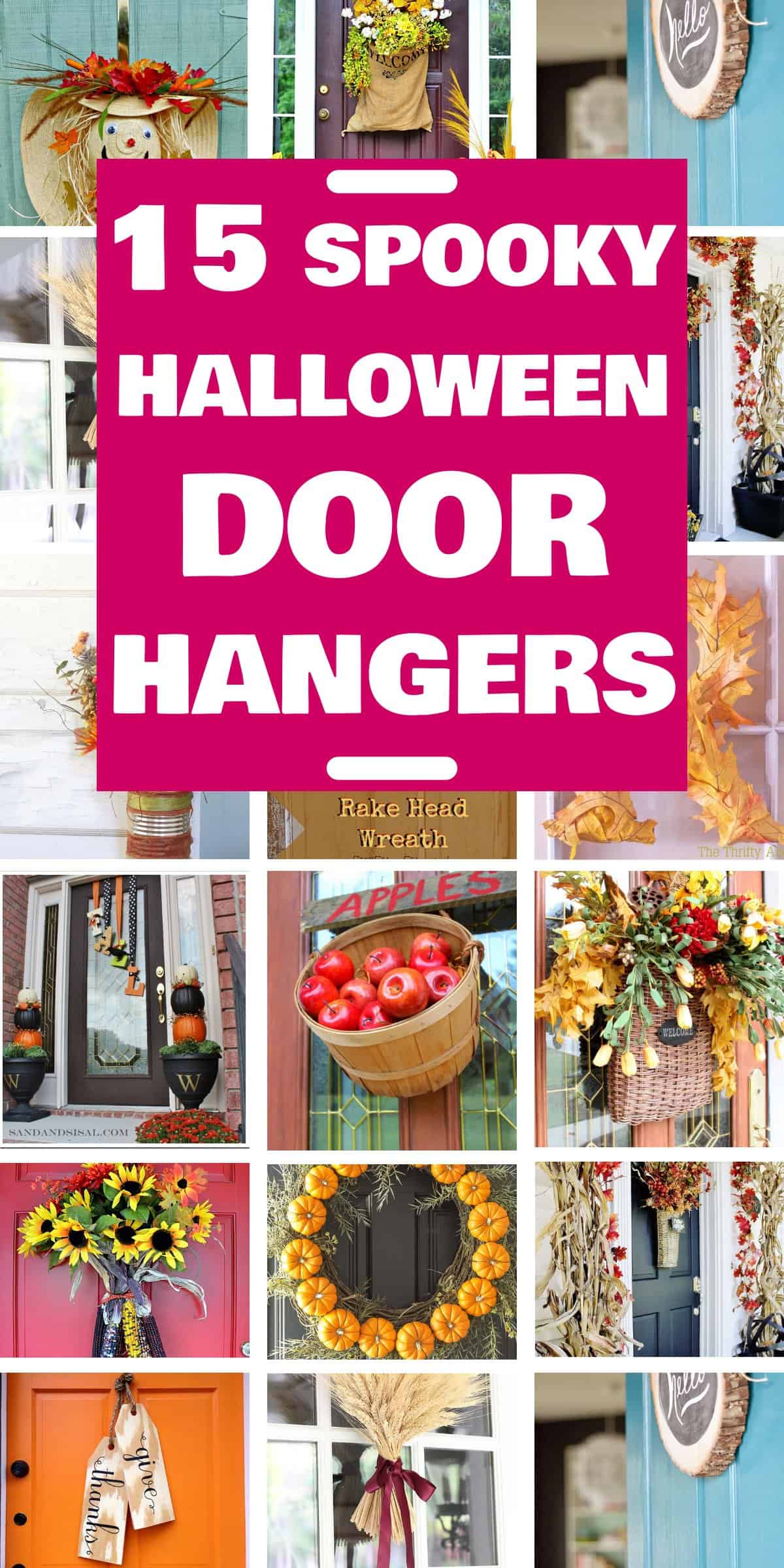 15 Spooky Halloween Door Hangers - As autumn leaves turn golden and the nights grow longer, Halloween enthusiasts eagerly prepare to transform their homes into spooky spectacles. One of the simplest yet most impactful ways to set the tone for the season is with a Halloween door hanger. These delightful decorations greet guests and trick-or-treaters alike with festive charm, instantly creating an inviting atmosphere.