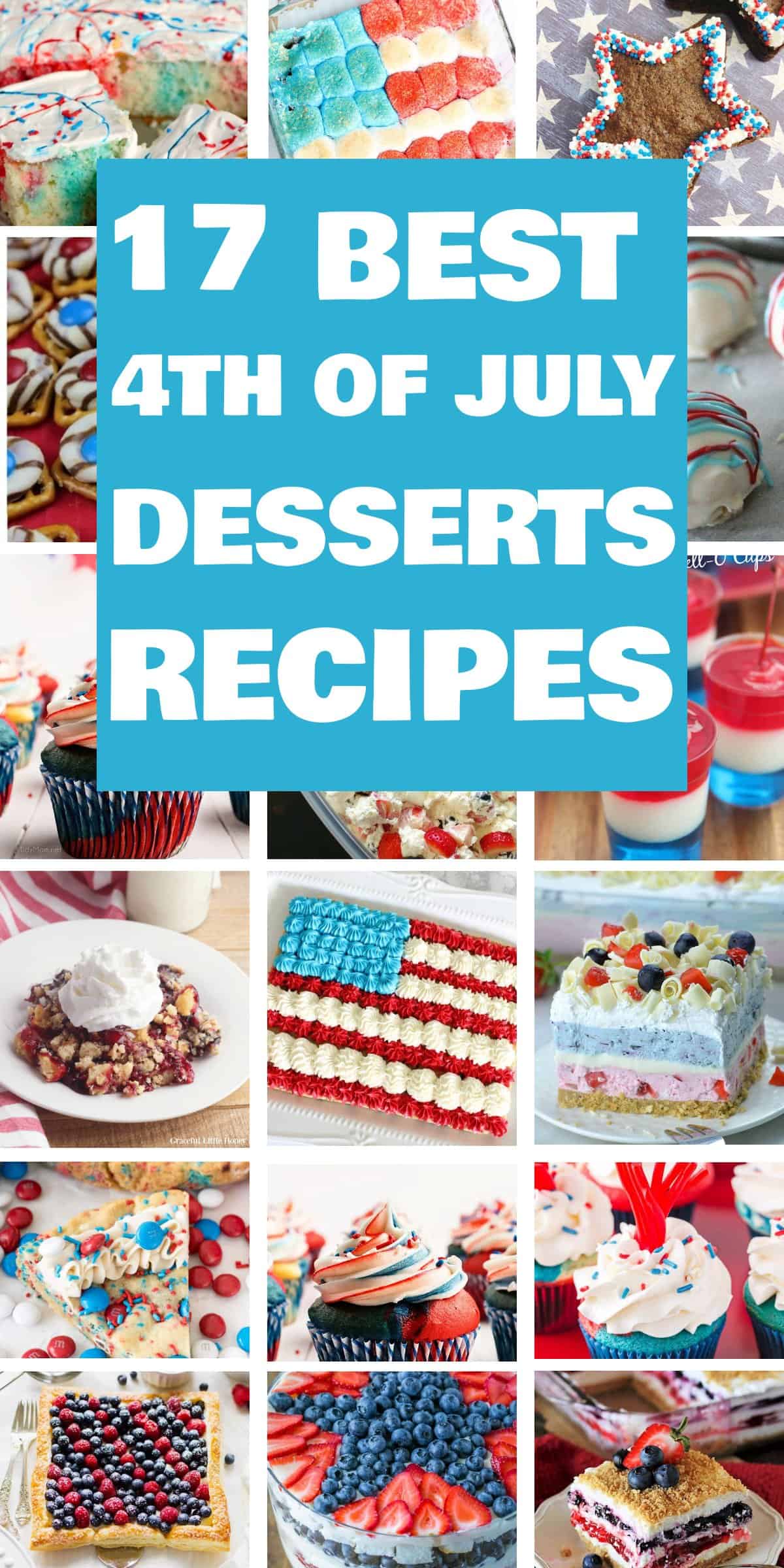 17 Best 4th of July Desserts - As fireworks light up the night sky and patriotic tunes fill the air, the 4th of July celebration isn't complete without indulging in a selection of festive and delicious desserts. From classic American pies to inventive red, white, and blue creations, the holiday offers a perfect opportunity to showcase culinary creativity and satisfy your sweet tooth.