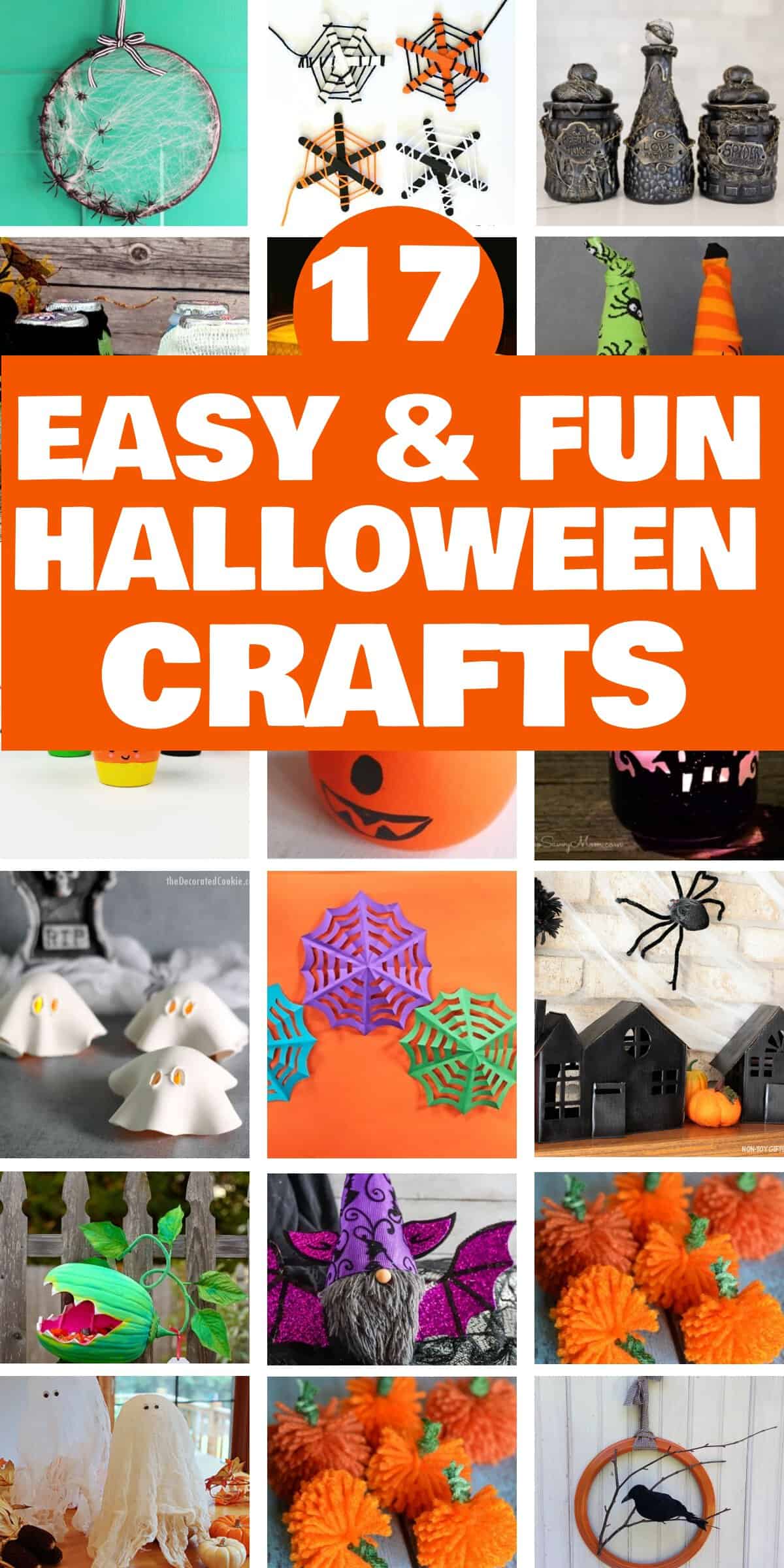 17 Easy Halloween Crafts for Kids - Crafting Halloween projects with your little ones is an excellent way to engage your toddler and preschooler. These creative Halloween crafts will captivate kids while they learn and have a blast. Here are some top picks for Halloween crafts for kids, preschoolers, and toddlers.