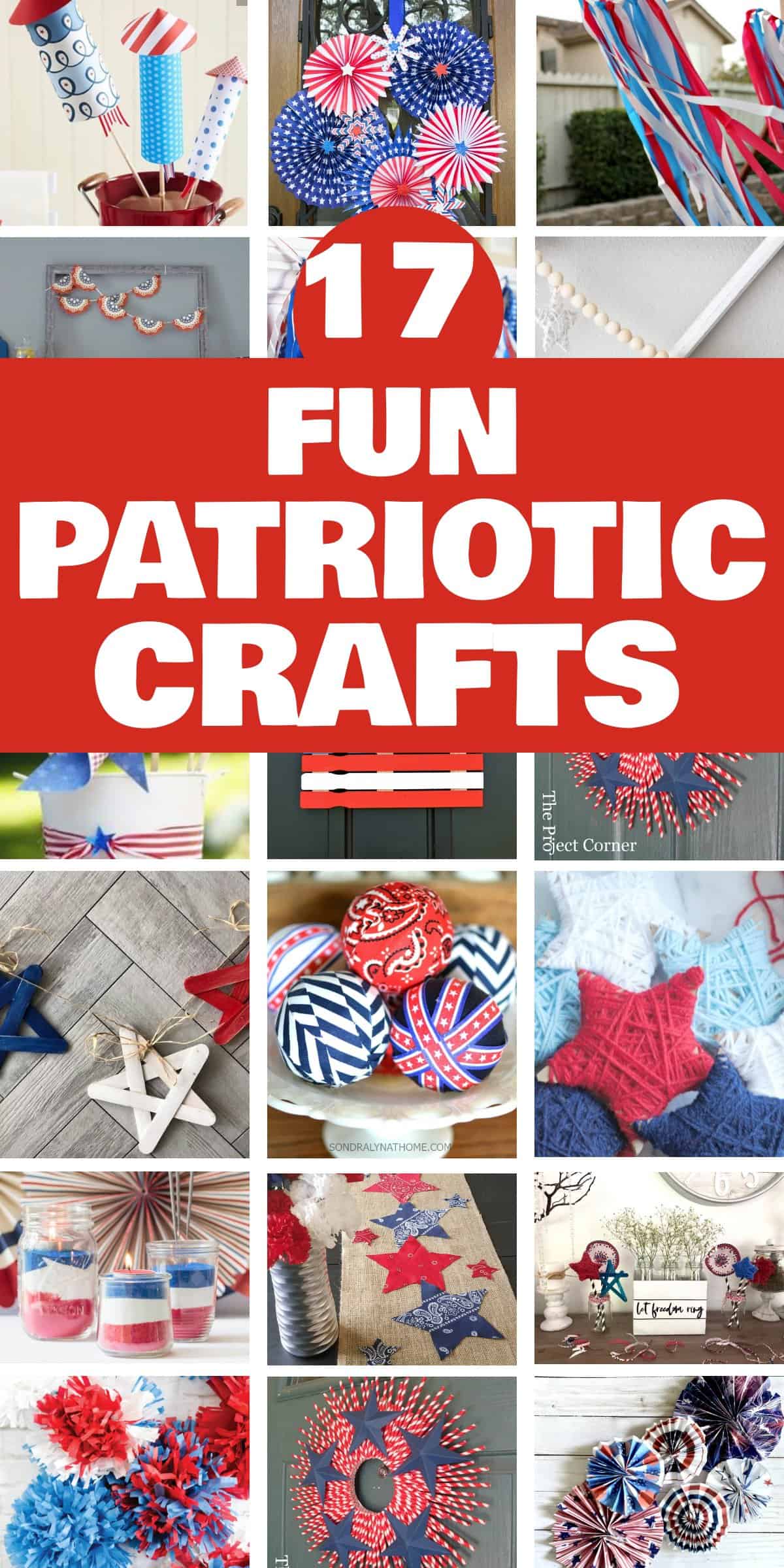 17 Fun Patriotic Crafts - Numerous patriotic crafts cater to kids, toddlers, and preschoolers, allowing parents to craft with Dollar Tree or similar store items. These crafts are simple and adaptable to a child's preferences. I'm thrilled to introduce you to DIY Dollar Store patriotic crafts!