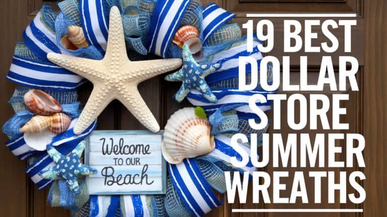 19 Best Dollar Store Summer Wreaths - Transforming your home into a summer oasis doesn't have to break the bank. One of the simplest ways to add a touch of seasonal charm is with a beautiful summer wreath. These delightful decorations can instantly brighten up any space, from your front door to your living room. The best part? You can find all the supplies you need at your local dollar store.