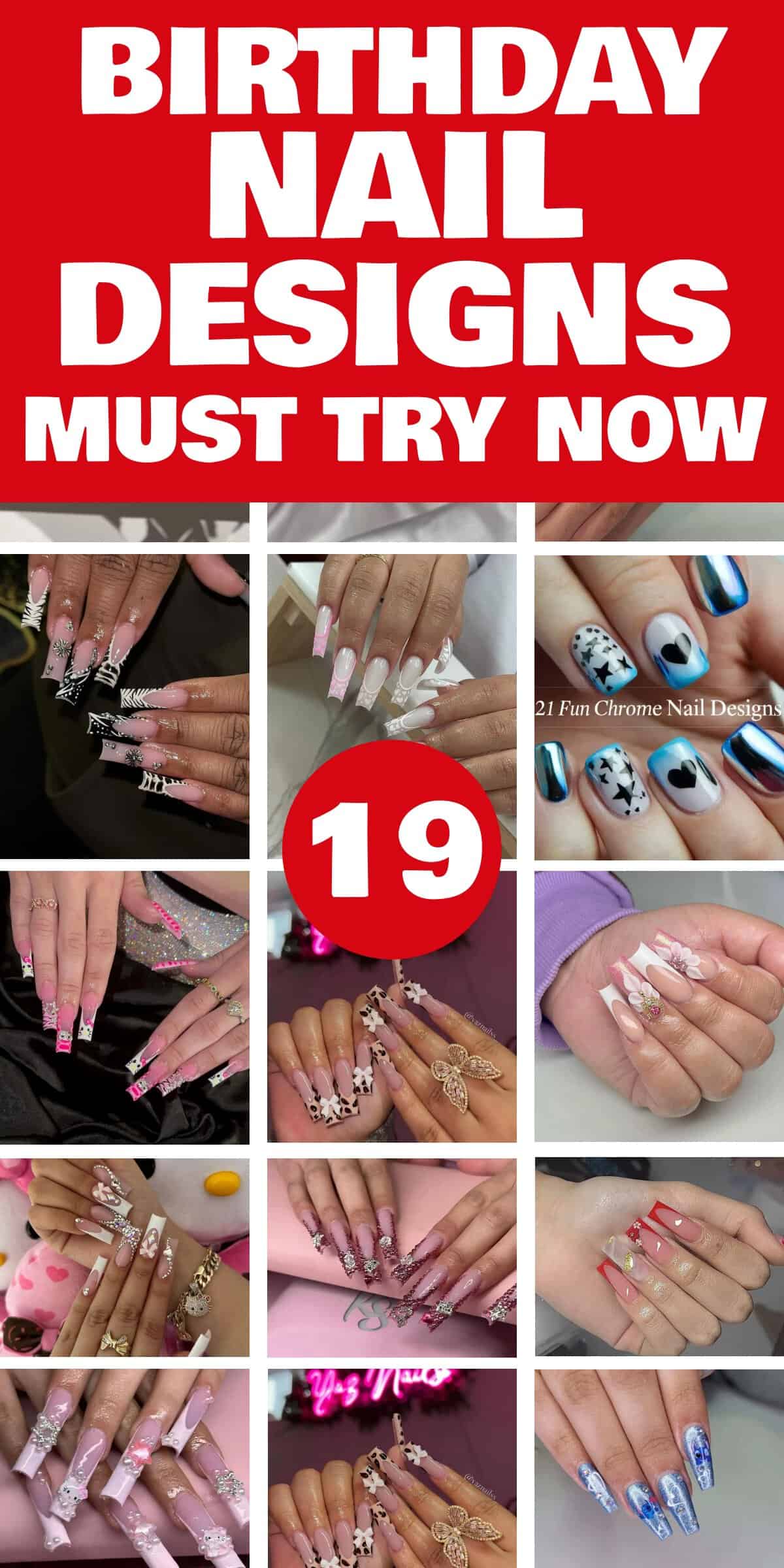 19 Cute Birthday Nail Designs - When it comes to celebrating birthdays, every detail counts, and your nails are no exception. From vibrant confetti designs to elegant, understated patterns, the right nail art can add an extra layer of fun and flair to your special day. Whether you're planning a big bash or a quiet gathering, your nails can be a canvas for creativity, showcasing your personality and style.