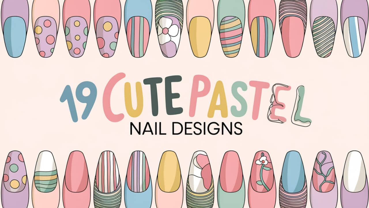 19 Cute Pastel Nail Designs