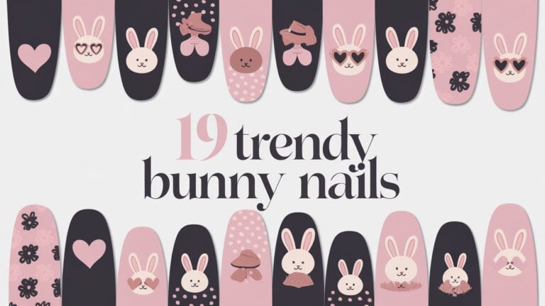 19 Cute Trendy Bunny Nails 1 - Trendy Bunny Nails have taken the nail art world by storm, capturing the essence of cute and chic in one delightful package. These adorable designs, inspired by everyone's favorite fluffy creatures, are perfect for adding a touch of whimsy to your manicure. Whether you're gearing up for Easter, springtime, or simply want to showcase your love for bunnies, these nail art ideas will leave you hopping with joy.