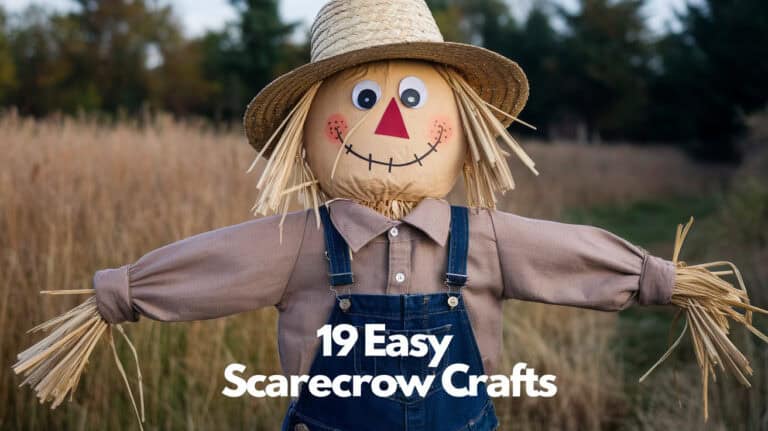 19 Easy Scarecrow Crafts - As the leaves turn crimson and gold and the air grows crisp with the promise of autumn, there's a special magic that fills the season. It's a time for cozy sweaters, pumpkin-spiced treats, and the enchanting charm of scarecrows standing guard in fields and gardens. For children, fall brings a world of creativity and wonder, and what better way to celebrate the season than with delightful scarecrow crafts?