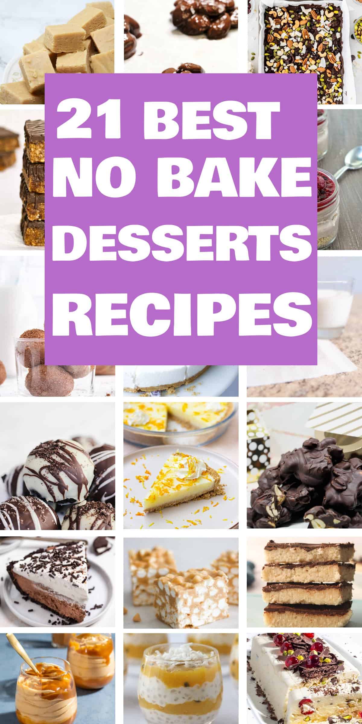 21 Best No Bake Desserts - No-cook treats offer swift and effortless preparation, ideal for hosting during the warmer months. You'll adore these straightforward no-cook dessert ideas, sure to leave everyone craving seconds! Plus, with these speedy and nutritious no-cook options, you can satisfy your sweet tooth without heating up your kitchen.