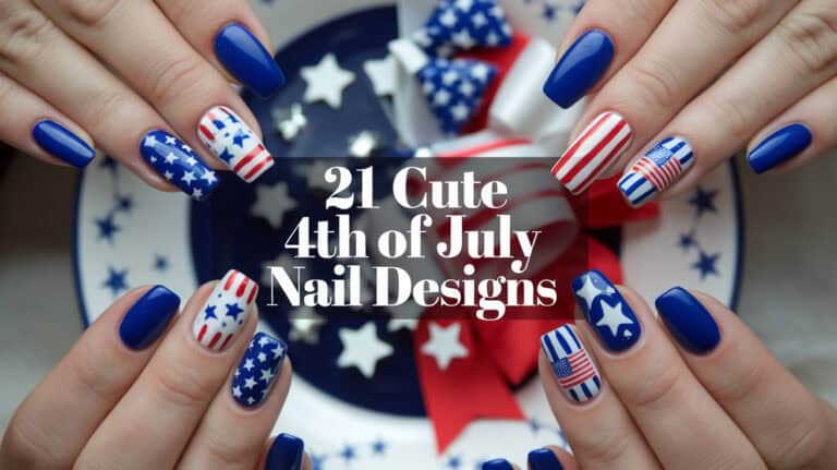 21 Cute 4th of July Nail Designs - The 4th of July is a time for celebration, a day filled with patriotic pride, fireworks, and festive gatherings. As you plan your Independence Day outfit, why not extend that patriotic spirit to your nails? Adorning your nails with vibrant red, white, and blue designs is a fun and stylish way to show your American pride. Whether you're hosting a backyard BBQ or watching the fireworks, your nails can add an extra spark to your ensemble.