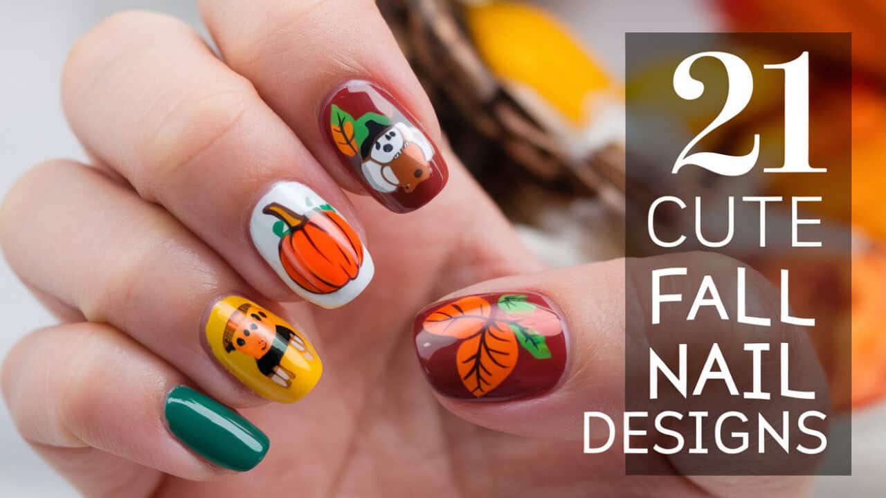 21 Cute Fall Nail Designs