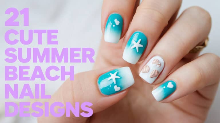 21 Cute Summer Beach Nail Designs - Summer is the perfect time to showcase your vibrant style, and what better way to do so than with cute summer beach nails? As the sun shines brighter and beach days become a staple of your weekends, your nails can reflect the joyful and carefree spirit of the season. From bold, tropical hues to delicate sea-inspired designs, there's an array of options to express your unique personality and enhance your summer look.