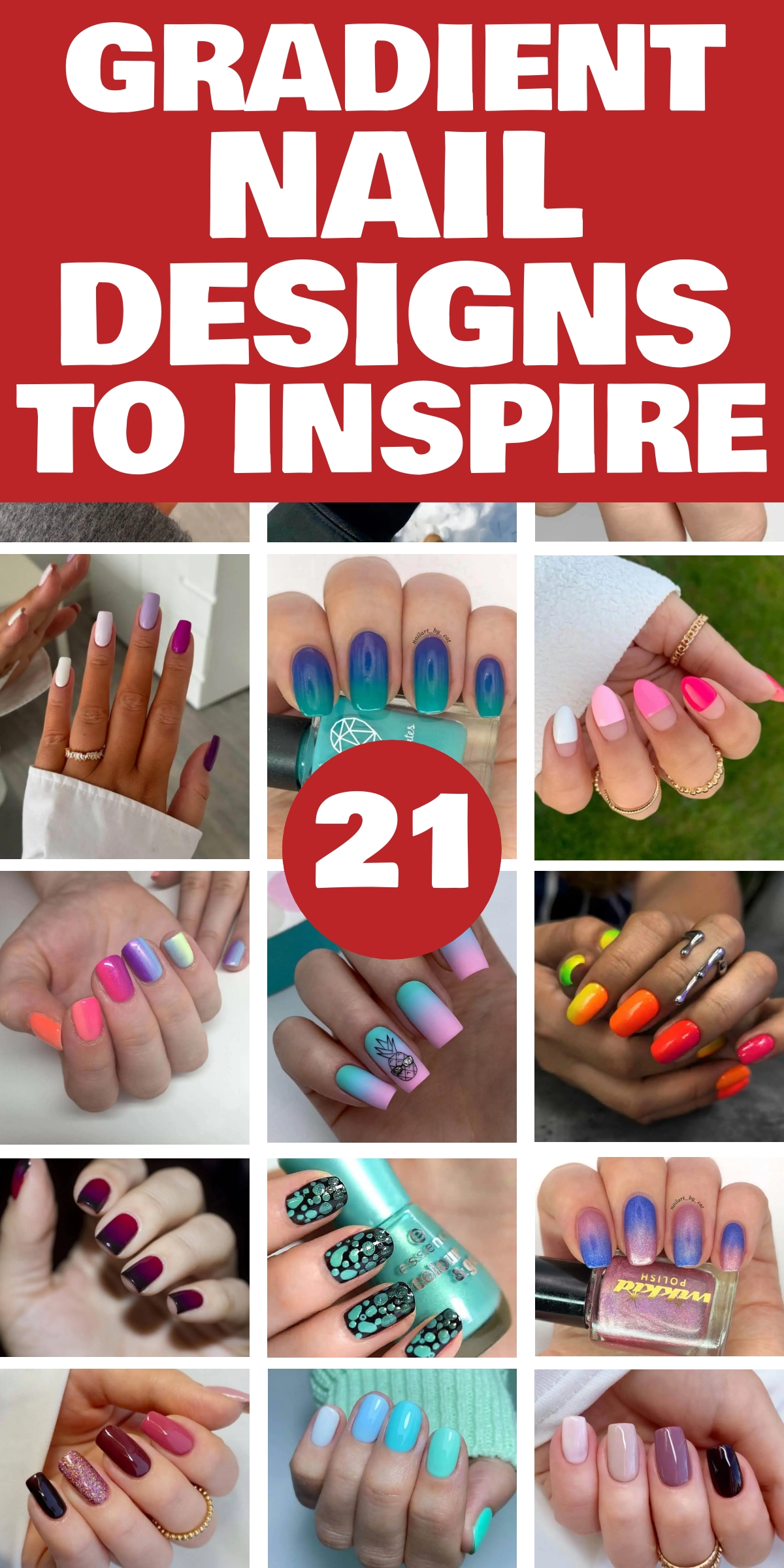 21 Cute Trending Gradient Nail Designs - Gradient nails have taken the beauty world by storm, showcasing a seamless blend of colors that create a captivating, artistic effect on your fingertips. This trendy nail design offers endless possibilities, from subtle transitions between similar shades to bold contrasts that make a statement. Gradient nails are not just a passing fad; they are a versatile and timeless style that can be adapted for any season or occasion.