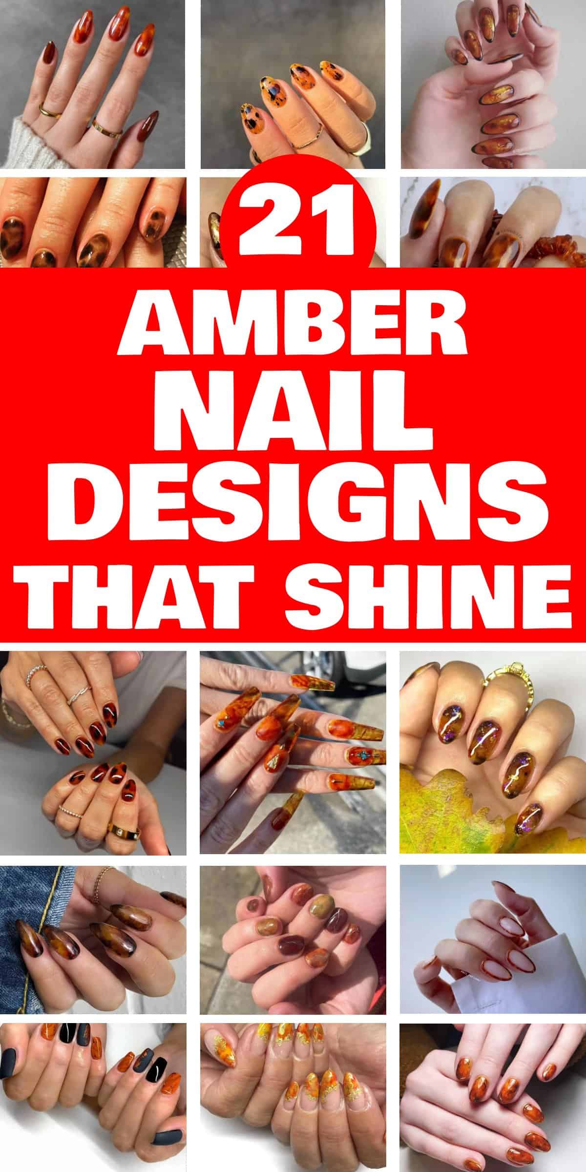 21 Cute Trendy Amber Nail Designs - As the seasons change and fashion evolves, nail art trends follow suit, offering fresh and exciting ways to express personal style. Among the hottest trends making waves in the beauty world are amber nails. These striking designs capture the warm, rich hues of amber, bringing a touch of sophistication and elegance to your fingertips.