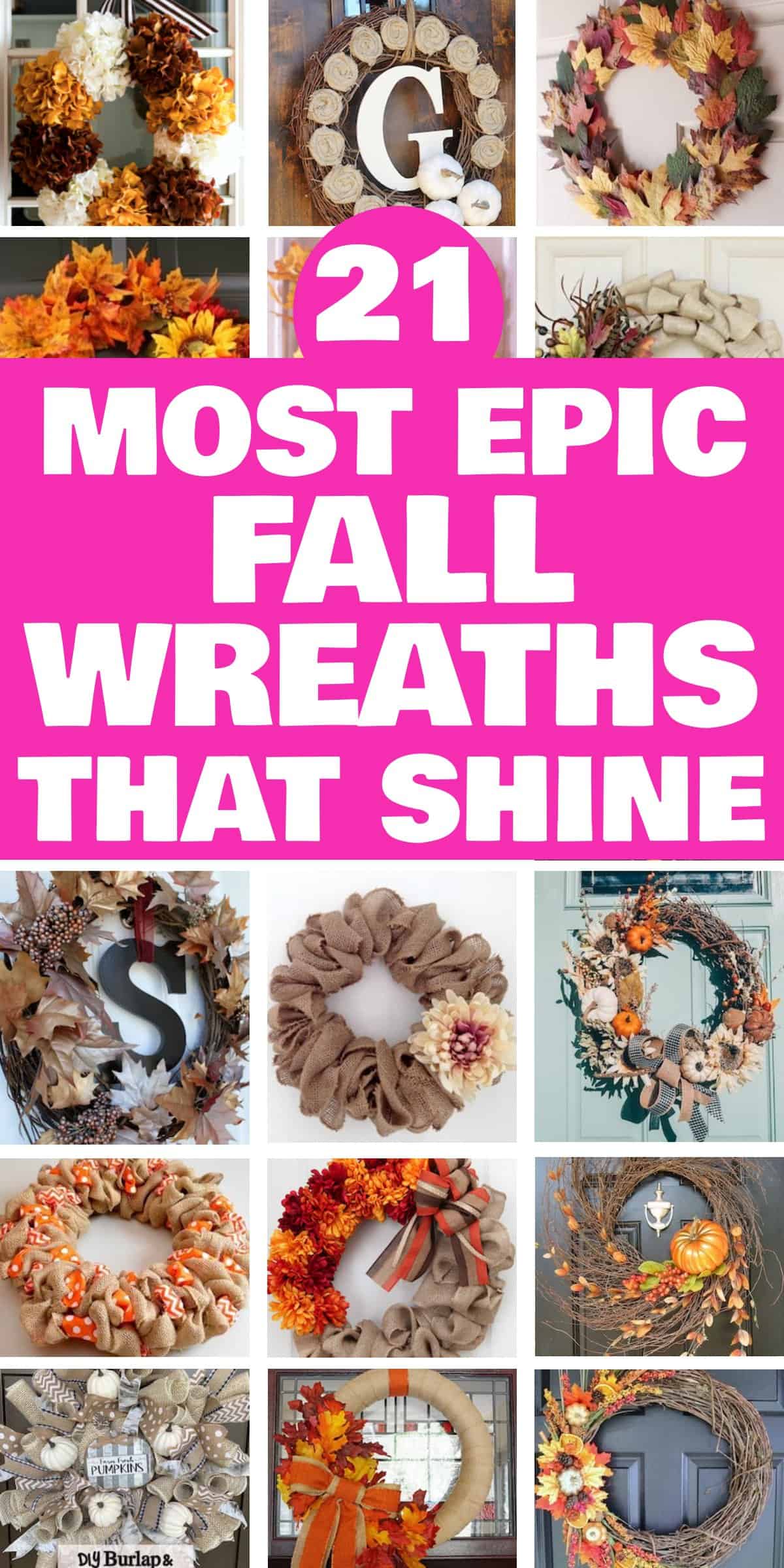 21 DIY Fall Wreaths - As autumn arrives, bringing with it a palette of deep oranges, vibrant yellows, and rich reds, many of us feel inspired to bring the essence of the season into our homes. Crafting a DIY fall wreath is a delightful way to celebrate the changing seasons and add a warm, welcoming touch to your space.