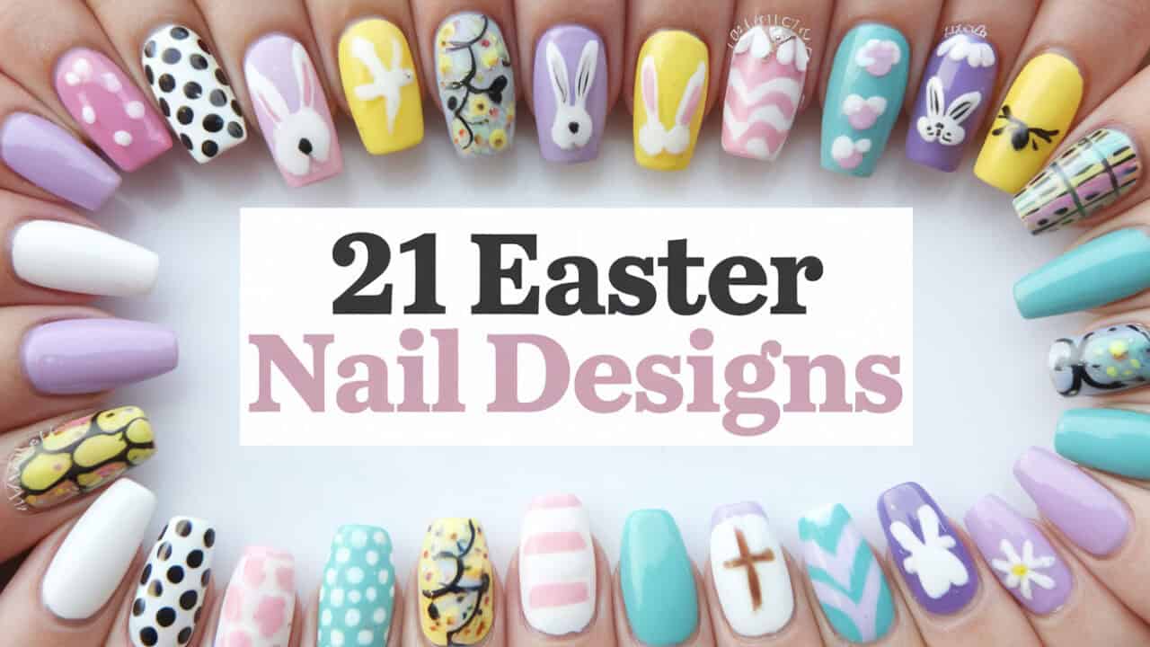 21 Easy Cute Easter Nail Designs