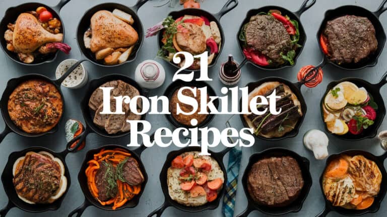 21 Easy Iron Skillet Recipes - Iron skillets have long been a staple in kitchens across the globe, cherished for their ability to impart rich flavors and even heat distribution to a wide range of dishes. These versatile pieces of cookware can elevate your culinary game, whether you are searing a steak to perfection or baking a sumptuous cornbread. The beauty of iron skillets lies in their simplicity and durability, making them an invaluable tool for both novice and experienced cooks alike.