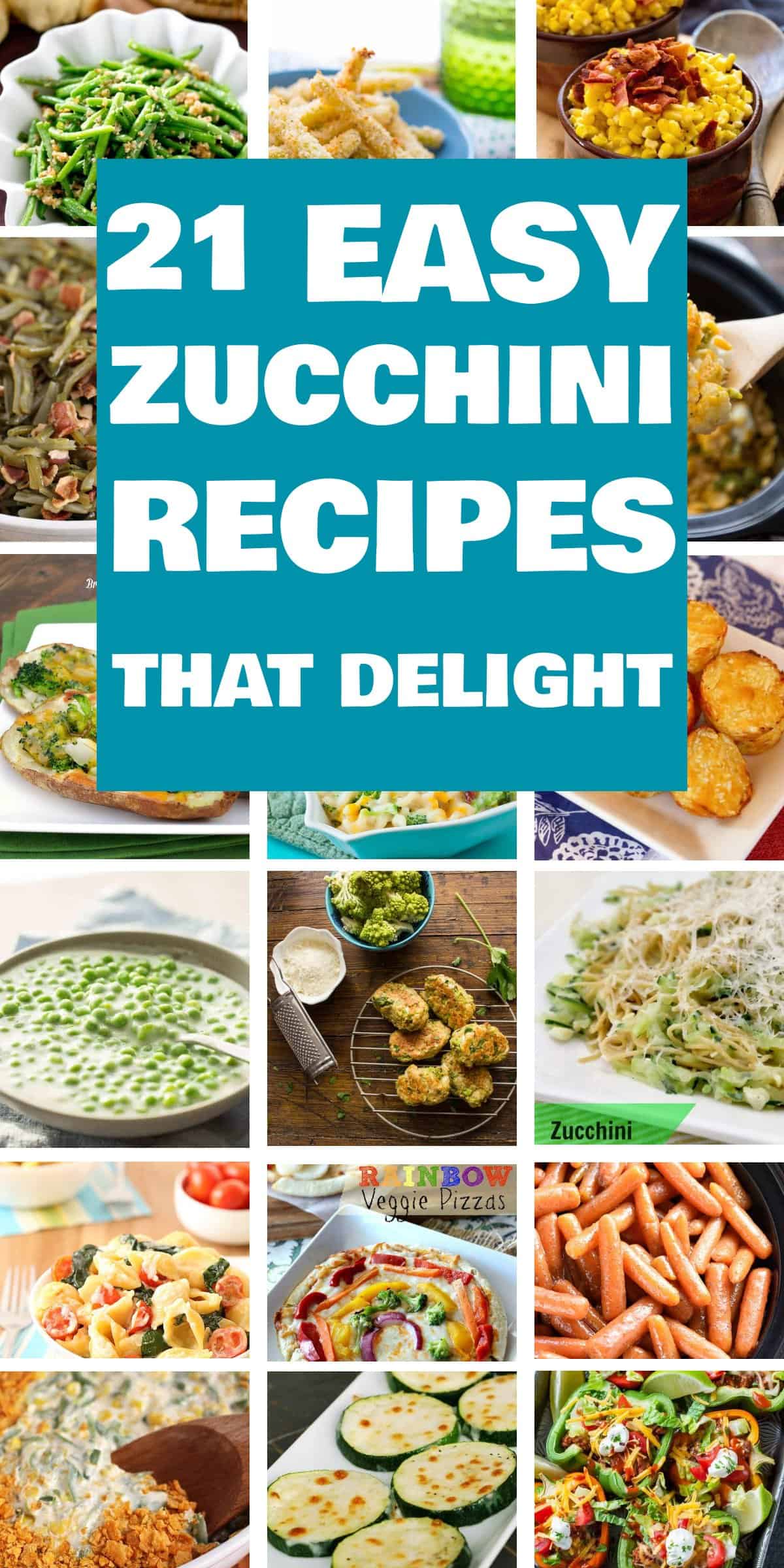 21 Easy Zucchini Recipes - Explore a plethora of nutritious zucchini recipes! Delight in zucchini bread, cookies, muffins, and a myriad of other wholesome dishes. Uncover inventive ways to savor this adaptable vegetable.