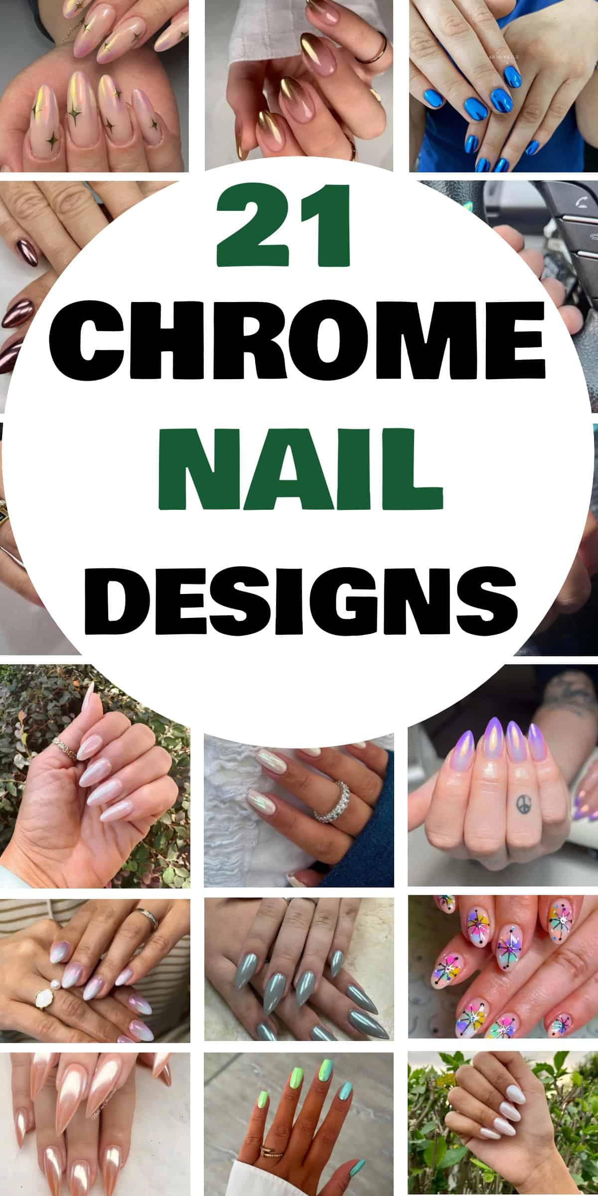 21 Fun Chrome Nail Designs - Chrome nails have taken the beauty world by storm, capturing the essence of futuristic glamor and sleek sophistication. This trend is all about achieving a mirror-like finish that reflects light beautifully, creating a mesmerizing effect on your nails. With the rise of social media, chrome nails have become a must-try look for anyone wanting to make a bold statement with their manicure.