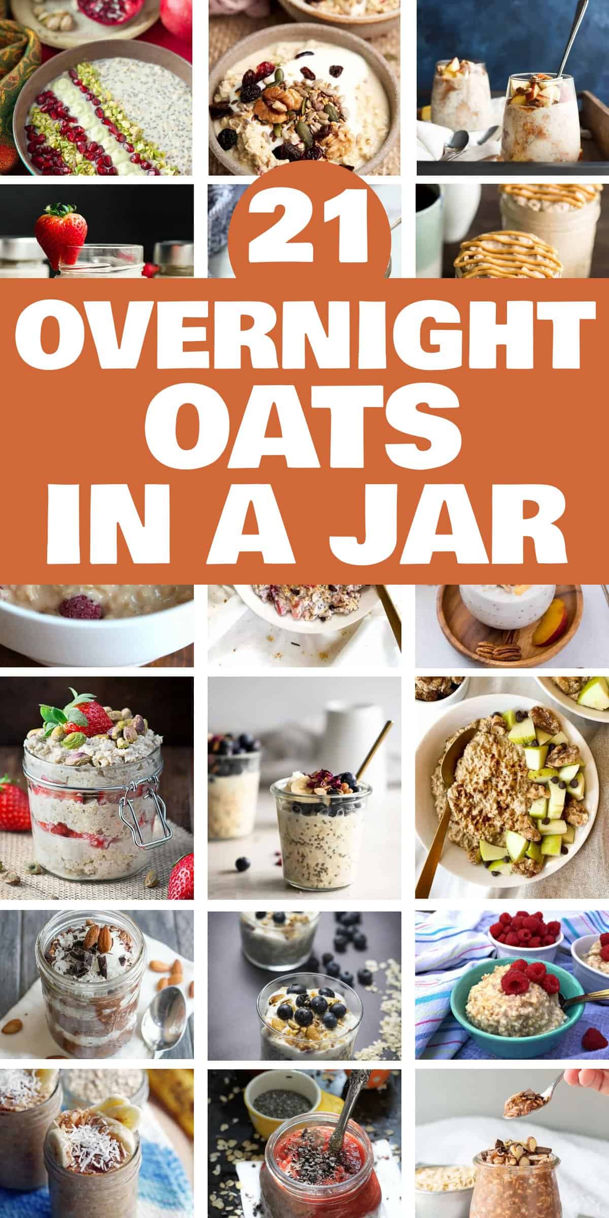 21 Healthy Overnight Oats In A Jar - Seeking nutritious overnight oats in a jar? Fear not, for I'm at your service. Presented below are several top-notch overnight oats recipes tailored for weight loss.