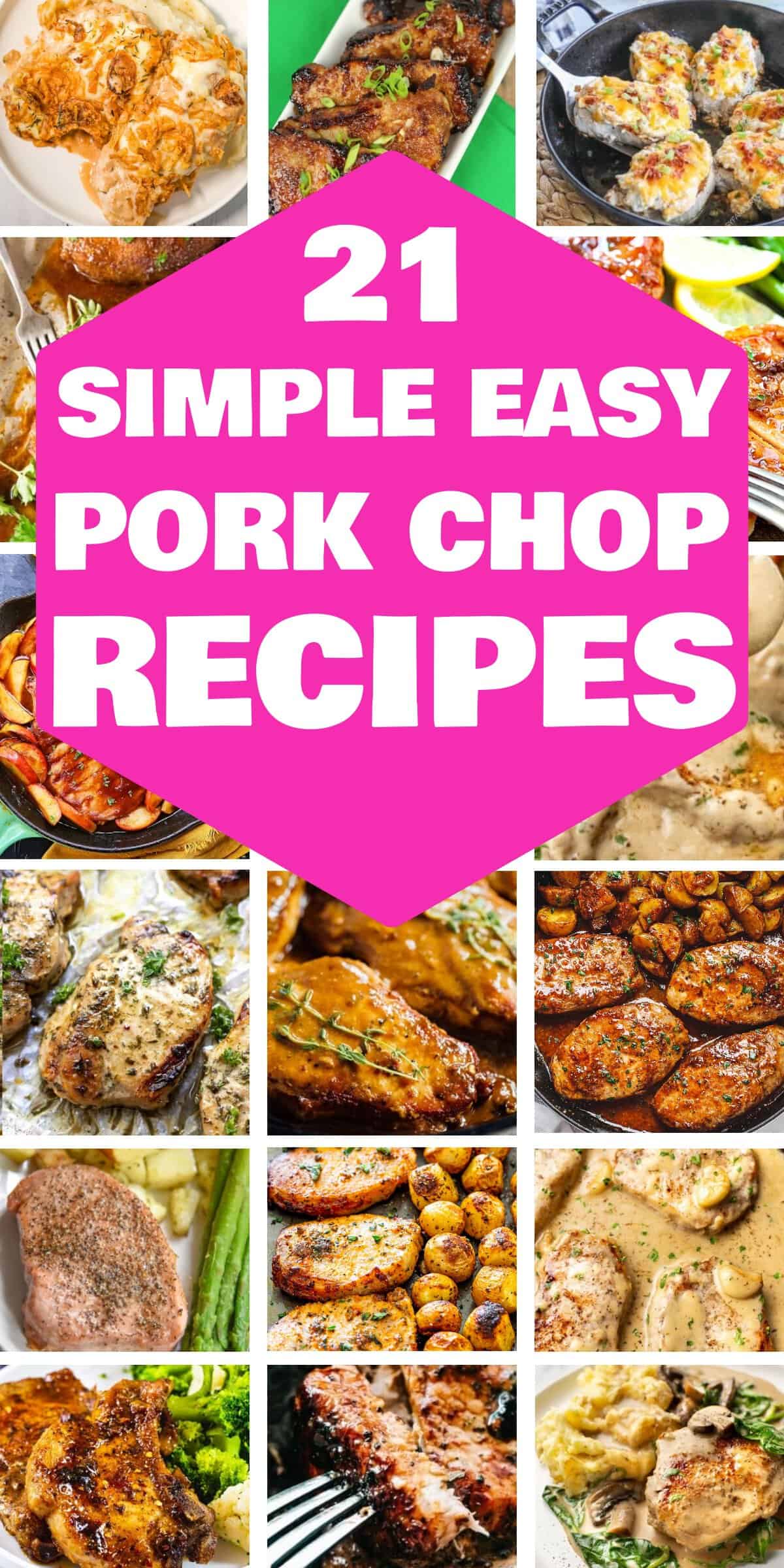 21 Simple Easy Pork Chop Recipes 1 - When it comes to comfort food, few dishes can match the hearty appeal of a well-cooked pork chop. Rich in flavor and versatile in preparation, pork chops are a staple in kitchens around the world, serving as the centerpiece of countless meals that bring families together.