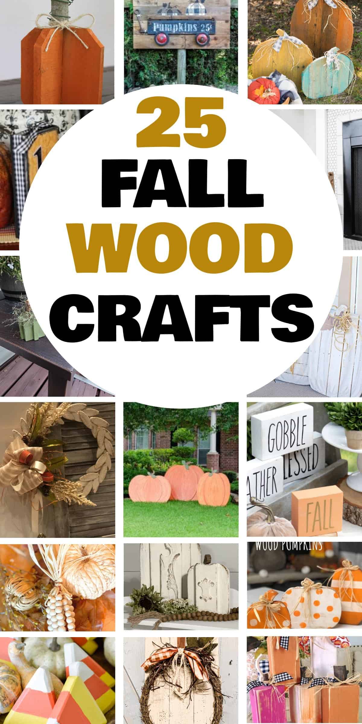 25 Charming Fall Wood Crafts - "Fall Wood Crafts" encapsulate the essence of autumn through the medium of woodwork. As the leaves change color and the air turns crisp, these crafts celebrate the beauty of the season while incorporating the warmth and rustic charm of wood.