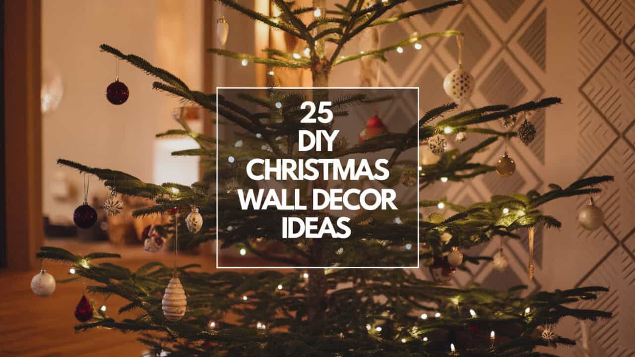 25 DIY Christmas Wall Decor Ideas